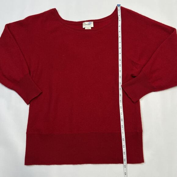 Neiman Marcus Sweater Womens Medium Cashmere Pullover Crewneck Soft Classic Knit - Picture 5 of 11